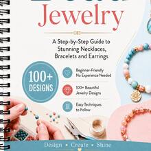 Beginner Beaded Jewelry Making Coil Book, Handmade DIY Necklace, Earrings, Bracelet Tutorial Manual, 100+ Beaded Jewelry Design Patterns Reference Book, Zero-Based Jewelry Weaving Learning Notebook, Creative Making Guide For Handmade Enthusiasts - Style 1 - View 8