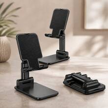 180° Rotatable Foldable Phone Stand, Adjustable Phone Accessory Desktop Phone Base Holder, Compatible With Iphone And Android Phones, Birthday Gift, Birthday Phone Accessory For Family And Friends, Strong Load-Bearing Capacity - Multicolor - View 1