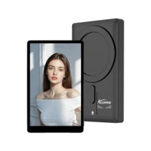 Monitor Selfie Vlog Ponsel Magnetik Layar HD - Dapat Diisi Ulang Daya Ganda 36V (Baterai/USB), Kompatibel dengan Ponsel iOS & Android dengan Kontrol Jarak Jauh, Monitor Kamera Belakang Nirkabel untuk Streaming Langsung, Pembuatan Konten, Selfie, Streaming Langsung, Alat Perekaman Video - 3.97 Speaker internal - View 13