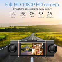 4‑Channel Panoramic 1080P Car Dashcam, 4‑Screen Simultaneous Display, HD Night Vision, WDR Technology, Built‑In G‑Sensor, Loop Recording, 24‑Hour Parking Monitoring Auto Accessory, For Driving & Road Trip Travel Use - A - View 2