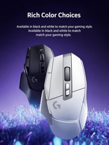 Logitech G502 X LIGHTSPEED Wireless Gaming Mouse, New Optical-Mechanical Hybrid Switches, HERO 25K Sensor, 140-Hour Battery Life, Gaming Mouse - View 7