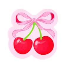 Bow Cherry Napkins Cute Cherry Shape Disposable Napkins Red Pink Paper Luncheon Dinner Napkin For Birthday Wedding Bridal Shower Table Supplies - Blue - View 4
