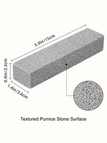Set Sikat Toilet Batu Apung 1/2 Buah, Gagang Ergonomis, Sikat Pembersih Kerak dan Noda Karat Alami, Cocok untuk Kamar Mandi, Dapur, Ubin, Wastafel, dan Bak Mandi - Beragam gaya dan warna - View 3