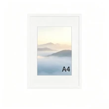 Mosearon 3件/2件/1件 白色MDF相框，A4證書框，30*40CM海報框，無卡紙，壓克力透明面板，適用於客廳、臥室、藝廊牆面裝飾 - 白色 - 查看 11