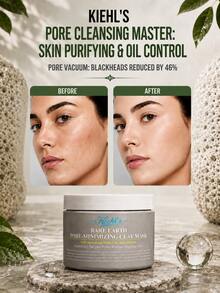 Kiehl's Rare Earth Deep Pore Cleansing Mask, 125ml Full Size, 14ml Sample, Deep Cleans Pores, Oil Control, Suitable For All Skin Types - Second Generation White Clay Mask - View 10