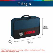 Bosch Tools Bag Mini Canvas Soft Bags Waterproof Wear-Resistant Portable Electrician Special Maintenance Toolkit Storage Bag - Multicolor - View 10