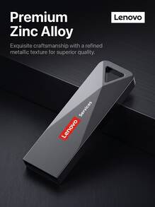 Lenovo E101 高速 USB 隨身碟 全金屬迷你 USB 碟 免驅動隨插即用 32G/64G/128G 可選 適用於汽車、學習、商務與一般用途 - 查看 3