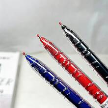 5/1pc Click Ballpoint Pens, 0.5mm, Simple Design, High Beauty Value, With Quick Drying Ink For Students To Solve Exercises And Signatures Back To School - Sets - View 4