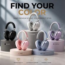 New B40 Over-Ear Wireless Headphones, Bluetooth 5.3, HiFi Stereo Sound, HD Calls, Low Latency, Rotatable & Telescopic Design, Long Battery Life, Type-C Charging, Portable For Travel, Compatible With Phones, Computers & Gaming - View 7