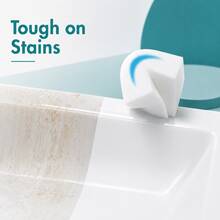 High-Density Household Cleaning Sponge, Flexible Durable White Foam Scrubber For Kitchen Grease, Bathroom, Sink, Tiles, Glass, Cookware, Countertops & Sneakers, Strong Stain Removal, Multi-Surface Cleaning Tool For Home - New Cleaning Cloth - View 8