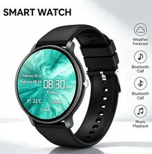 NcmRyu 1.5 Inch Full Screen Metal Body Smart Watch, Compatible With IOS And Android Phones, (Make/Receive Calls), With Multiple Sports Modes/Massive Watch Faces/Built-In Games/AI Voice Control/Unisex Sports Watch - View 2