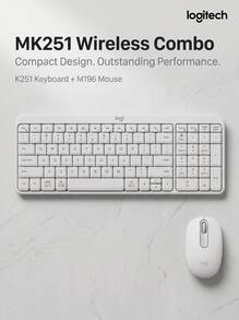 Logitech Kombo Keyboard dan Mouse Nirkabel Ergonomis K251+M196: Ramping, Portabel, Pasang dan Mainkan, Cocok untuk Skenario Kantor Rumah dan Pembelajaran Mobile. - View 10