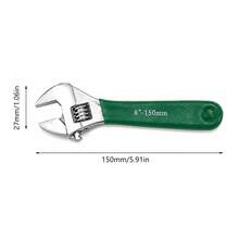 Adjustable Wrench Manual Tool Metal Multi-Function Sturdy Portable Large Opening Industrial Grade Suitable For Home Repair Automotive Plumbing 6 Inch-8 Inch-10 Inch-12 Inch - A - View 11