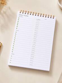 1PC Multi-Color Planner, DAILY PLAN Student Portable Stationery, For Class Notes, Office Records, Daily Schedules, Creative Notebook( To Choose For 4 Colors) - Single Piece - View 15