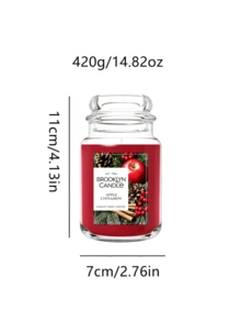 150-Hour Long Burning Scented Candle In Jar, Soft Blanket, Perfect Gift For Women - one-size - View 12