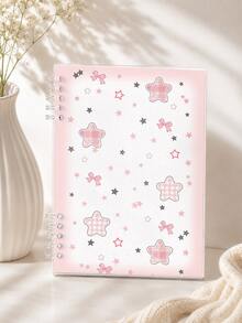 Starry Sky Diary Notebook - Detachable & Rollable Notebook - Designed For Fashionable & Aesthetic Girls - Suitable For Students' Daily Study And Classroom Office Use (Snap Buttons Need To Be Installed By Yourself) - A5 (Includes Back Cover) - View 12