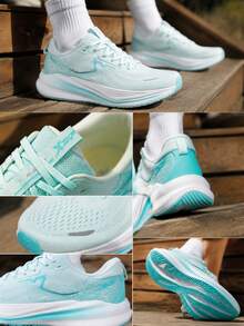 XTEP Men's Running Shoes Tancheng 3.0 LITE Spring Mesh Casual Running Shoes 974119110053 Foam Green/Clear Blue - Foam Green/Clear Blue - View 4