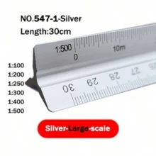 Metal Triangular Scale Ruler, 1:20-1:500 Multiple Scales, 30cm, Professional Architectural Drawing Scale, Suitable For Architects, Drafters, Engineers - 30cm - View 9