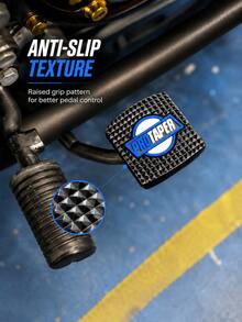 1pc Universal Anti-Slip Rubber Brake Pedal Cover, Rear Brake Pedal Protector, Clip-On Pyramid Texture Replacement Pedal Cover, Suitable For Dirt Bike, Pit Bike, Off-Road Motorcycle, Scooter, Street Motorcycle, Motorcycle Accessories - A - View 8