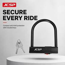 JCSP U-Shaped Lock, Lightweight Anti-Theft U-Shaped Lock, Suitable For Locking Doors, Motorcycles, Bicycles, Etc., Motorcycle Anti-Theft Lock - Multicolor - View 7