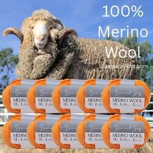 10pcs Luxury Merino Yarn, Soft And Breathable, Multiple Colors Available, For Hand Knitting Sweaters, Coats, Blankets And Other Home Decor, Handicrafts - Multicolor - View 30