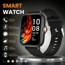 1pc Unisex Smart Watch, 1.83" Full Screen Touch, 180mAh Battery, Call/Answer Phone, Pedometer, Calorie, Sports Tracking, Alarm, Call/Message Notification; Multi-Function Sports Smart Watch, Compatible With Android And IOS - Multicolor - View 11