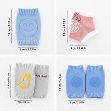 10 buah Penghangat Kaki Bayi Katun Murni, Bantalan Lutut & Siku Tebal 2-in-1, Anti-Selip & Anti-Jatuh untuk Merangkak dan Berjalan, Hangat untuk Musim Gugur/Musim Dingin - MultiWarna - View 2