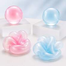 Transparent Crystal Ball Soft Squeeze Toy, Soft Jelly Touch, Pink & Blue Dual Color, Slow Rebound Or Non-Rebound Options, Office Desk Fidget Toy - Multicolor - View 7