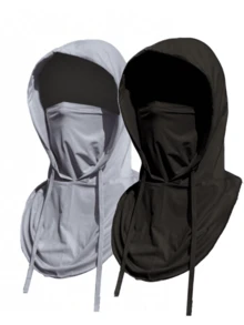 1pc Or 2pcs Unisex Sun Protection Full Face Mask With Hood Neck Guard, Suitable For Daily Cycling, Hiking, Fishing, Trekking, Leisure And Vacation - Multicolor - View 8