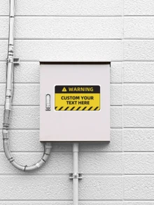 1/24/40/120 Customized Warning Stickers, Personalized Text And Image PVC Waterproof Decals, Multi-Size Self-Adhesive Danger Warning Labels, Suitable For Equipment, Warehouse, Shipping Packaging And Home Reminder Signs, Suitable For Factory, School, Office, Warehouse, Home And Other Scenes, Suitable As Gifts For Father, Mother, Colleagues, Workers. Suitable For New Year, Halloween, Christmas. - Multicolor - View 9