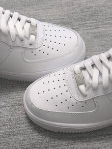 Nike Air Force 1 Black – Iconic Low-Top Sneakers For Men And Women - White - View 7