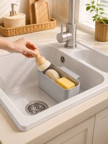 [Kitchen Accessories]2pcs Multi-Functional Kitchen Sink Strainer Basket | Slot Filtration, Food & Vegetable Washing, Drainage, Storage & Organization Tool - Multicolor - View 2