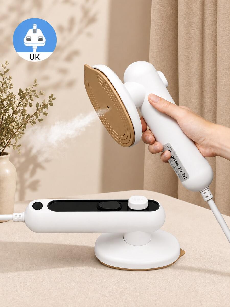 Multifunctional Handheld Portable Steamer, Mini Travel Electric Iron, 2-In-1 High-Temperature Steam And Heated Soleplate Iron, Instant Heating, Suitable For Home, Dorm, Travel And Business Use - Multicolor - View 1