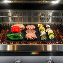 2pcs Heat-Resistant Non-Stick Grill Mats - Durable Material, Suitable For Hot Dogs, Dumplings And Shrimp Outdoor Grilling, Easy To Clean And Even Cooking, Deck-Specific Design, Anti-Slip And Secure - 2-piece Set - View 2