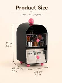 Desktop Storage Box, Multi-Layer Transparent Drawer Organizer For Cosmetics, Tea Bags, Cleaning Supplies, Suitable As Halloween And Christmas Gift - Multicolor - View 8