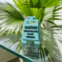 5/3/1pc Funny Mini Desktop Warning Sign Creative "Caution Do Not Approach" Text Small Stand Colorful Foldable Desktop Ornament Office Workstation Quirky Decoration Small Item Atmosphere Desktop Personalized Accessory - Signage - View 8