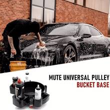 Bucket Trolley Detail Trolley Car Wash Bucket Trolley With 5 Rolling Swivel Wheels And Compartments - A - View 4