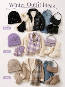 1pc Fashion Rhinestone Knit Beanie, Warm Casual Hat For Autumn/Winter, Unisex, Suitable For Couples, Stylish Design - Multicolor - View 4