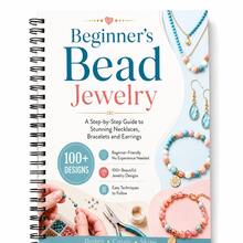 Beginner Beaded Jewelry Making Coil Book, Handmade DIY Necklace, Earrings, Bracelet Tutorial Manual, 100+ Beaded Jewelry Design Patterns Reference Book, Zero-Based Jewelry Weaving Learning Notebook, Creative Making Guide For Handmade Enthusiasts - Style 1 - View 9
