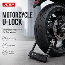 JCSP U-Shaped Lock, Lightweight Anti-Theft U-Shaped Lock, Suitable For Locking Doors, Motorcycles, Bicycles, Etc., Motorcycle Anti-Theft Lock - Multicolor - View 1