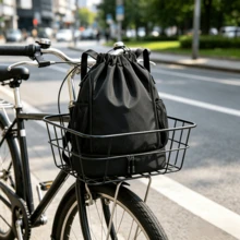 1 buah Tas Ransel Olahraga Tali Serut, Tas Kebugaran Modis, Kantong Dalam, Bahan Kain Nilon Oxford Tahan Air dan Tahan Aus, Kompartemen Sepatu di Bagian Bawah, Kantong Jaring Samping, Desain Tali Serut Lebar, Unisex - MultiWarna - View 5