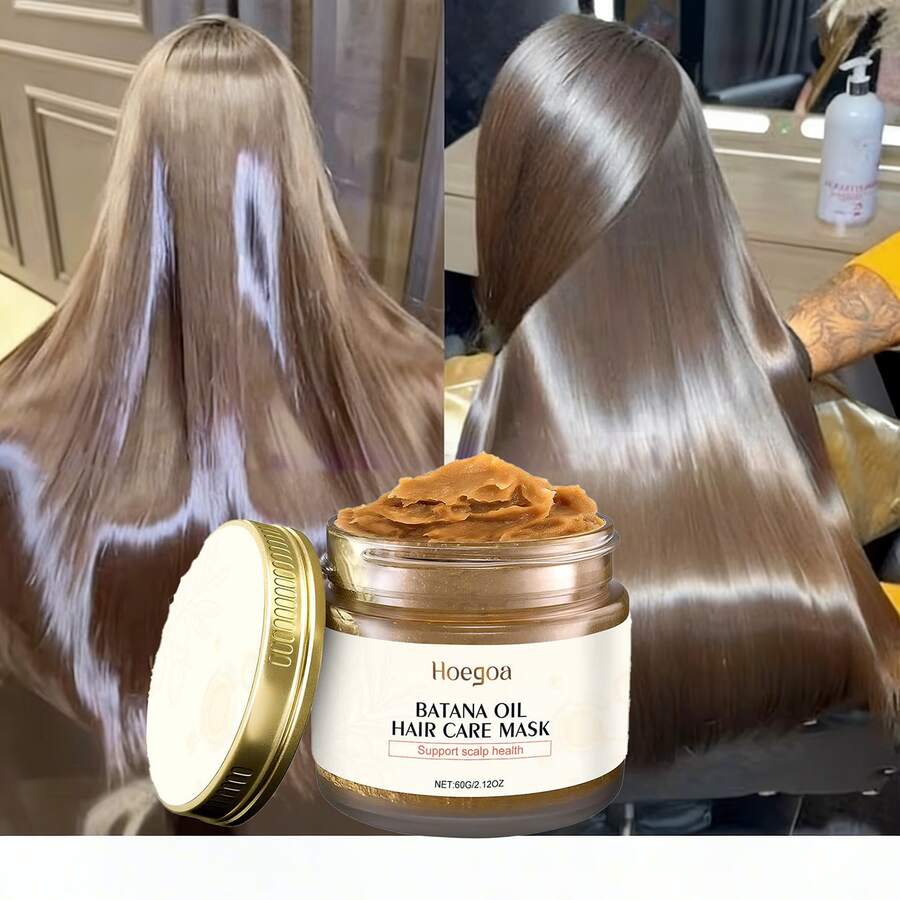 Hoegoa Mascarilla Capilar de Aceite de Batana - Repara el Cabello Dañado y Encrespado, Suave, Liso, Brillante, Nutritiva, Hidratación Profunda, Cuidado Capilar Nutritivo, Mascarilla Capilar Orgánica de Aceite de Batana para Mujeres y Hombres, Productos para el Cuidado del Cabello - Ropa formal - Ver 1