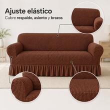 Sofa Slipcovers - Brown - View 3