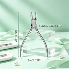 Heavy-Duty Stainless Steel Eagle Beak Pliers, Pointed Tip For Deep Nail Groove, Built-In Spring For Effortless Use, Trims Thick And Hard Nails Without Jamming, Essential Hand And Foot Care Set, 1/2pcs Optional - Dead Skin Pliers - View 11
