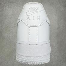 Nike نايك إير فورس 1 لو – أحذية رياضية كلاسيكية باللونين الأبيض والأسود للرجال والنساء - أبيض - مشاهدة 7