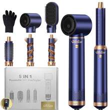UKLISS 5-In-1 Multi-Function Hot Styling Brush And Curling Iron | 3 Temperature Settings, 5 Interchangeable Heads, Create Curls, Waves, Smooth Styles | Detachable Heads, Auto-Curl | Multi-Function Professional Hair Styling Tool, Compact And Portable Design | Suitable For All Hair Types And Styles. - US A Type Plug(110-127V) - View 13