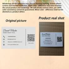 Customized Greeting Cards, QR Code Business Cards, Event Cards, Counter Cards, Personalized Multi-Functional Decorative Office School Supplies, Graduation Cards, Personalized Gift - QR Code Business Card - View 9