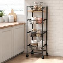 Storage Carts - Black - View 5