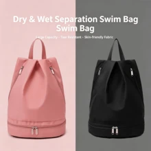 Women's Large Capacity Waterproof Sports Backpack With Dry & Wet Separation For Swimming, Fitness, Yoga And Storage - Multicolor - View 2
