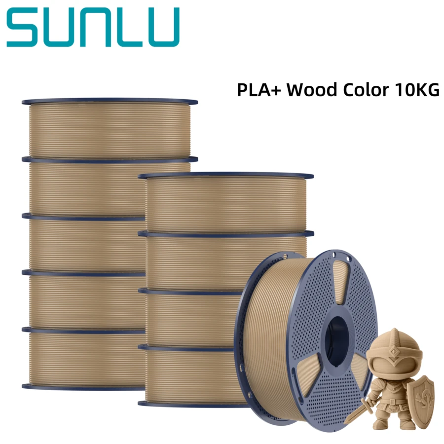 خيط طابعة ثلاثية الأبعاد SUNLU PLA Plus 1.75 مم، خيط SUNLU ملفوف بعناية 1.75 مم PRO، خيط PLA+ لمعظم طابعات FDM ثلاثية الأبعاد، دقة الأبعاد +/- 0.02 مم، 10 كجم - مشاهدة 1